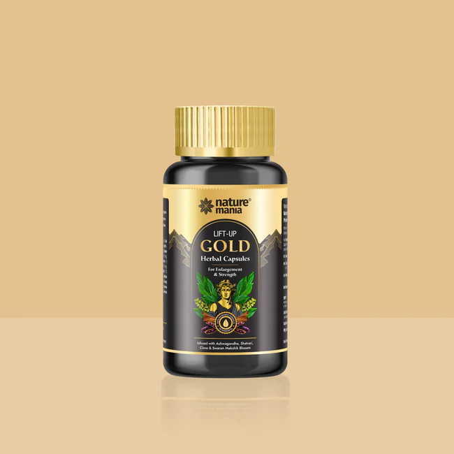 Lift-Up Gold Herbal Capsules for Men (50ml) - Enjoy Better Intimacy - Image 2