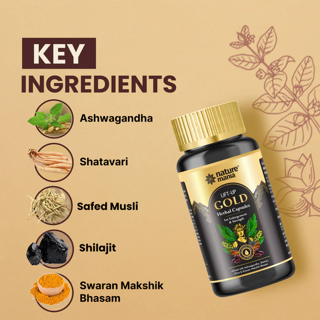 Lift-Up Gold Herbal Capsules for Men (50ml) - Enjoy Better Intimacy - Image 7