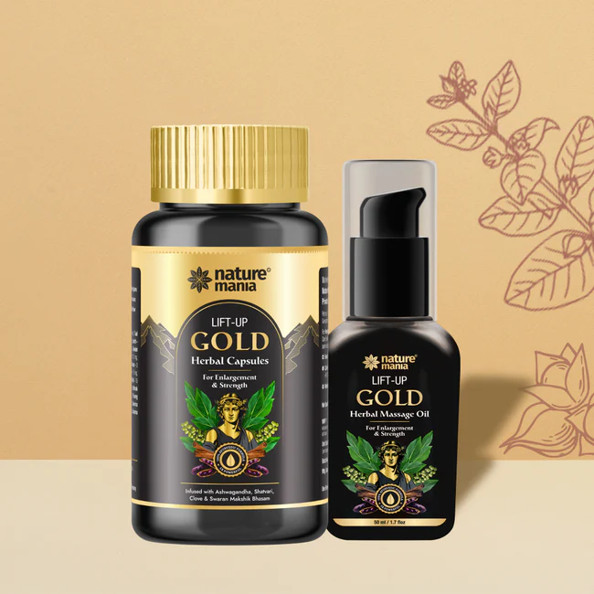 Lift-Up Gold Combo ( Oil+ Capsule) for Men - Image 2