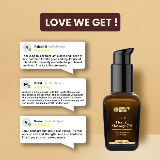 Lift-Up Massage Oil (30ML) for Men - Enjoy Better Intimacy 🥵 - Image 8