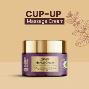 Nature Mania Cup Up Cream - Breast Enlargement Cream for Women - 50 gm